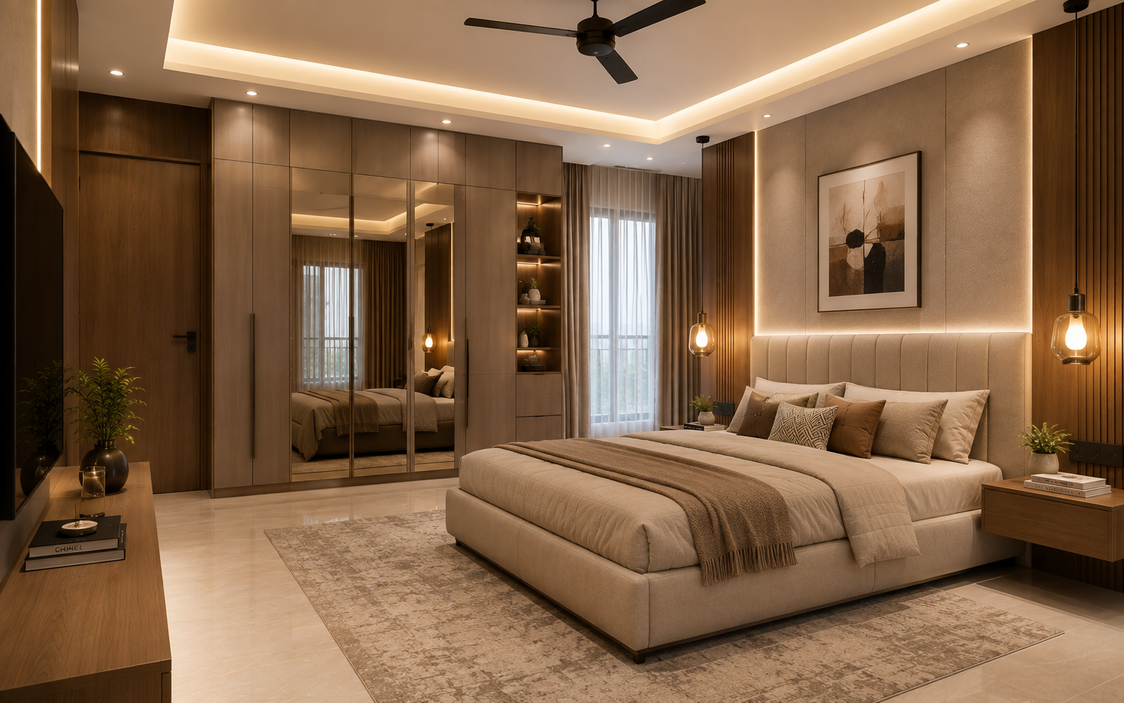 Master Bedroom & Wardrobes